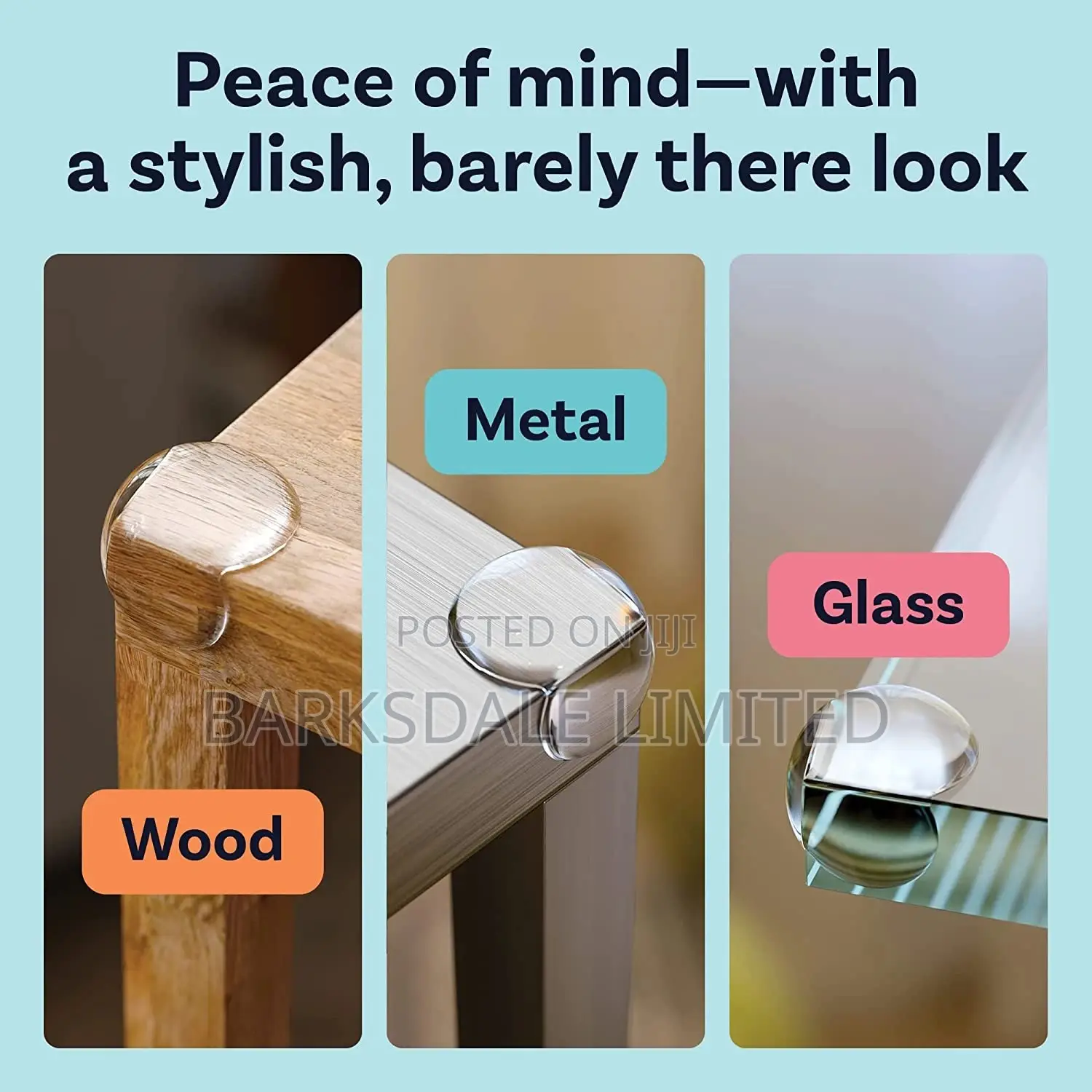 Baby Proofing Kids Corner Children Furniture Silicone Safety