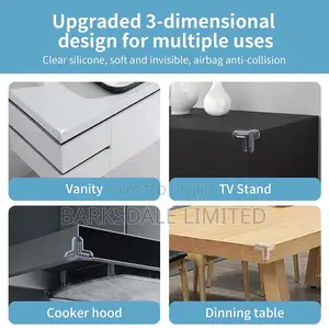 Baby Proofing Kids Corner Children Furniture Silicone Safety