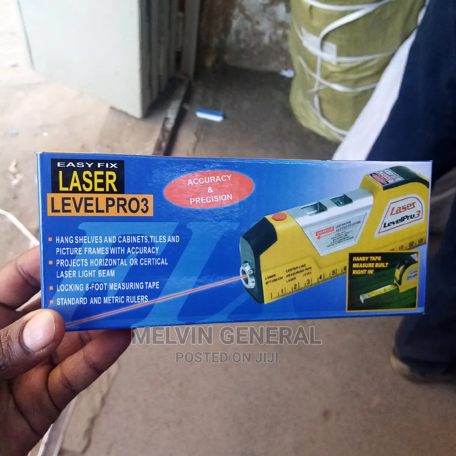 Small, Yellow Laser Level