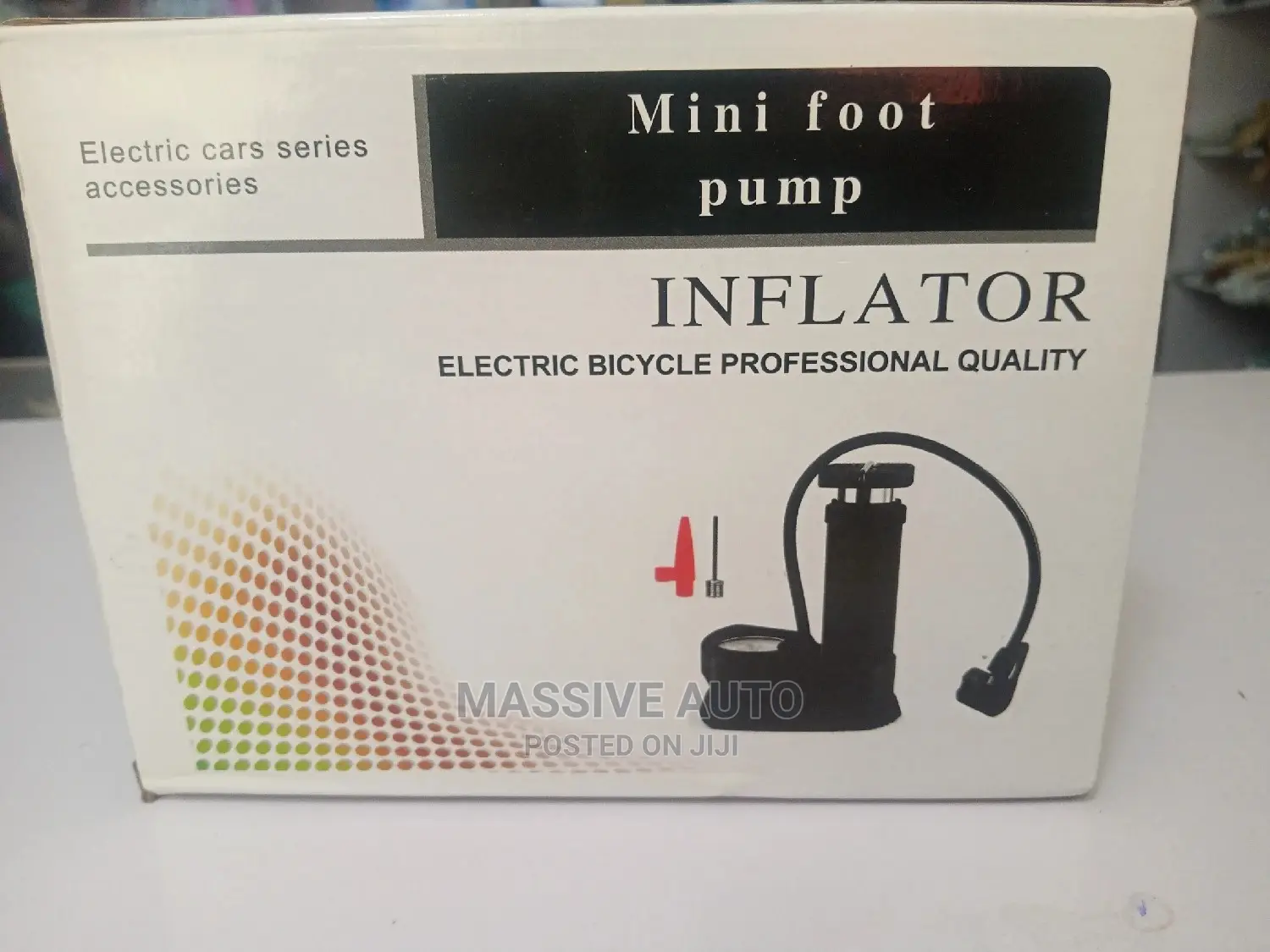 Manual Foot Pump Available