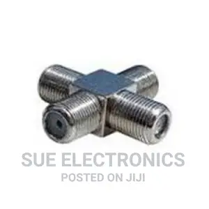 4-Way F-Type Coax Cable Splitter