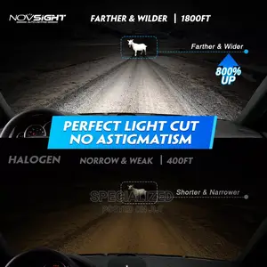 Super Bright Car Headlight Bulbs Novsight N60 Series