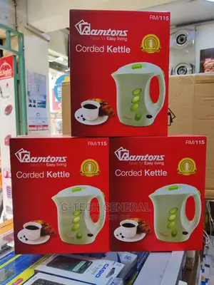 Ramtons RM/115- Corded Kettle 1.7L - Grey White