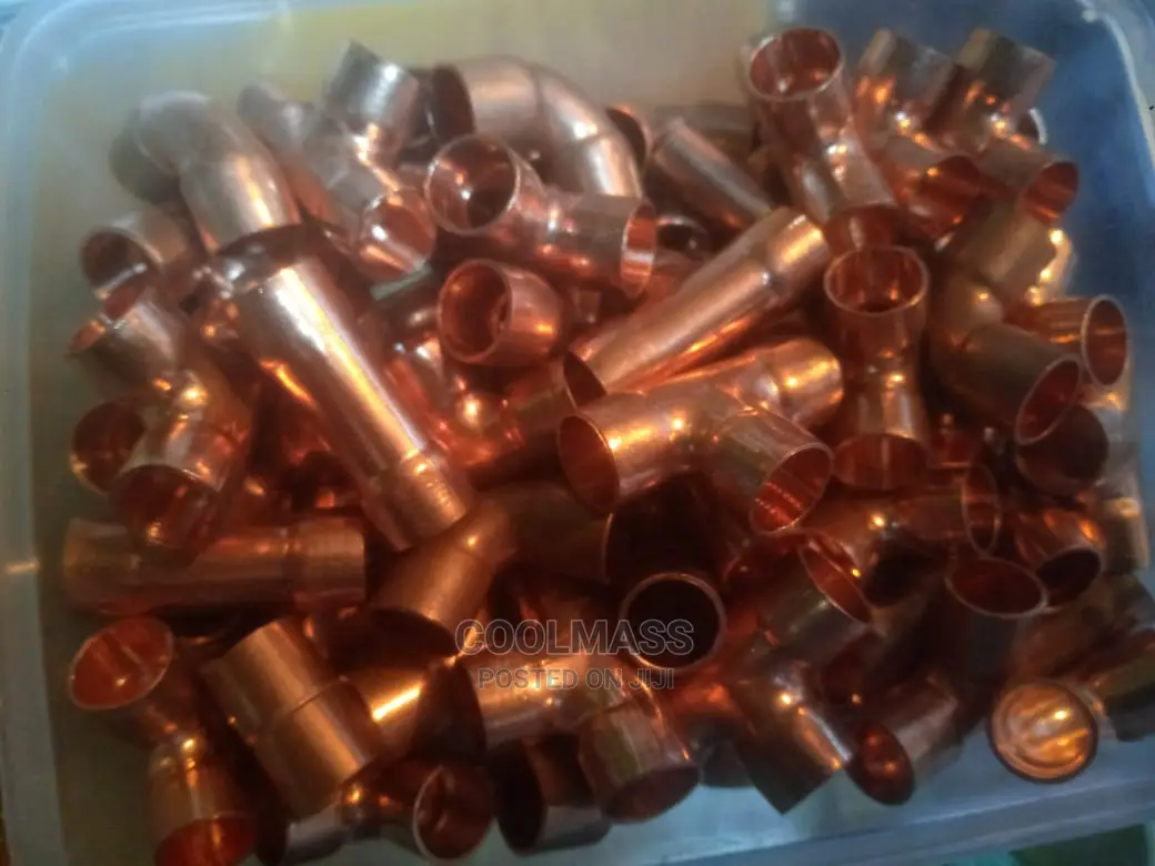 Copper Elbows,Tee and Coupling Different Sizes Available.