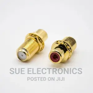 F Female to Rca Female Adapter