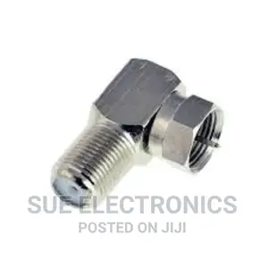 F Type 90° Female to Male Connector
