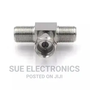 Male to 2 Female 2 Way F-Type Splitter Combiner Tv