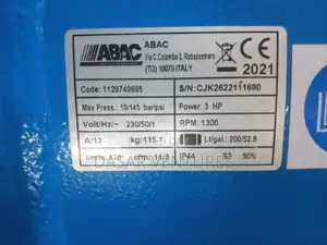 Air Compressor Italian 200l