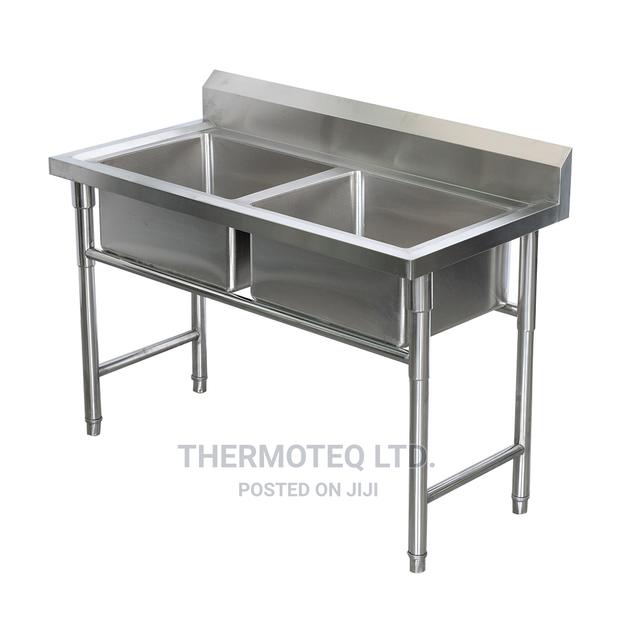 Stainless Steel Double Sink - main view