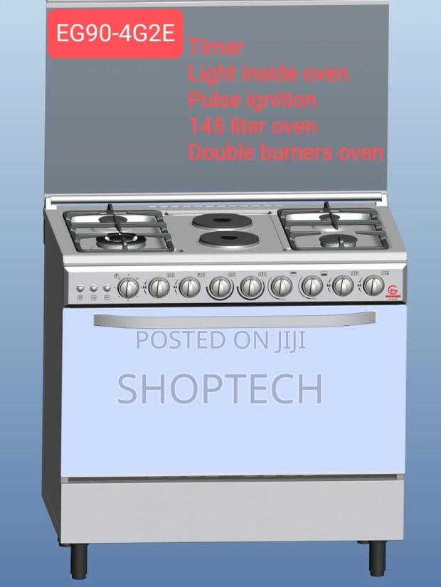 60*90 (4+2)=145L Eurochef Standing Cooker+ 145 Litres Oven.