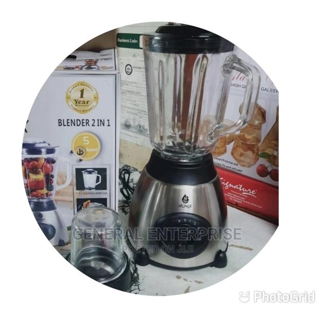 Blender 2in1 Nunix Ak 500 With Glass Jar.