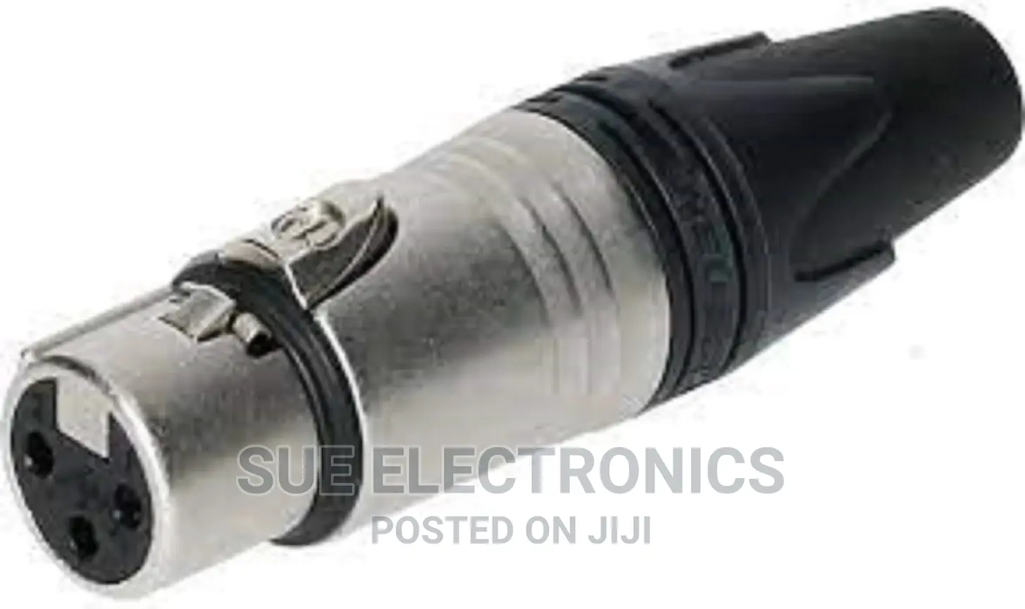 XLR 3 Pin Pole Female Connector Solder Audio Adapter