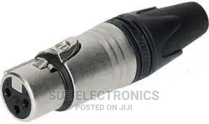 XLR 3 Pin Pole Female Connector Solder Audio Adapter