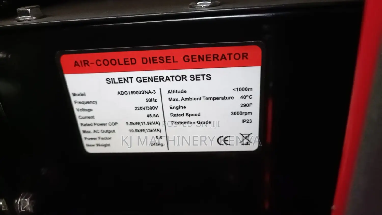 13kva Three Phase Automatic Silent Diesel Power Generator