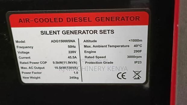 Super Quality Single Phase Automatic Silent 13kva Generator - thumbnail 5