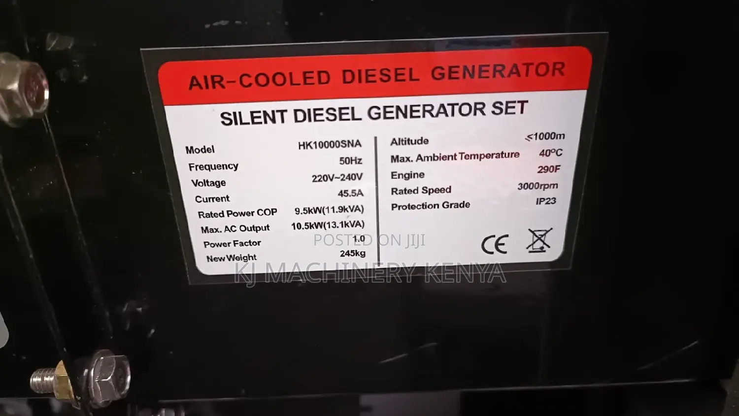 13kva Hisaki Automatic Diesel Power Generator