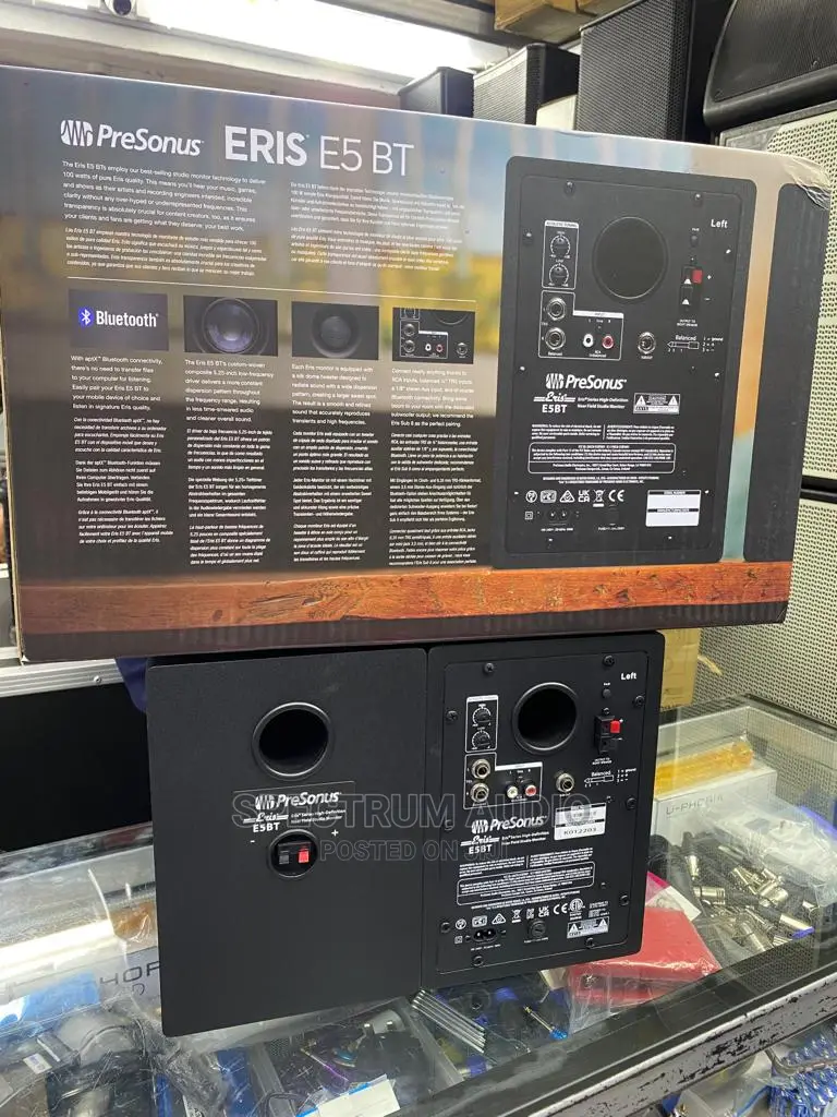 Pre Sonus Eris 5 Bt Studio Monitors in Nairobi Central Audio & Music