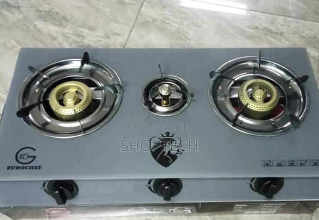 Eurochef 3 Burner Glass Burner Cooker.