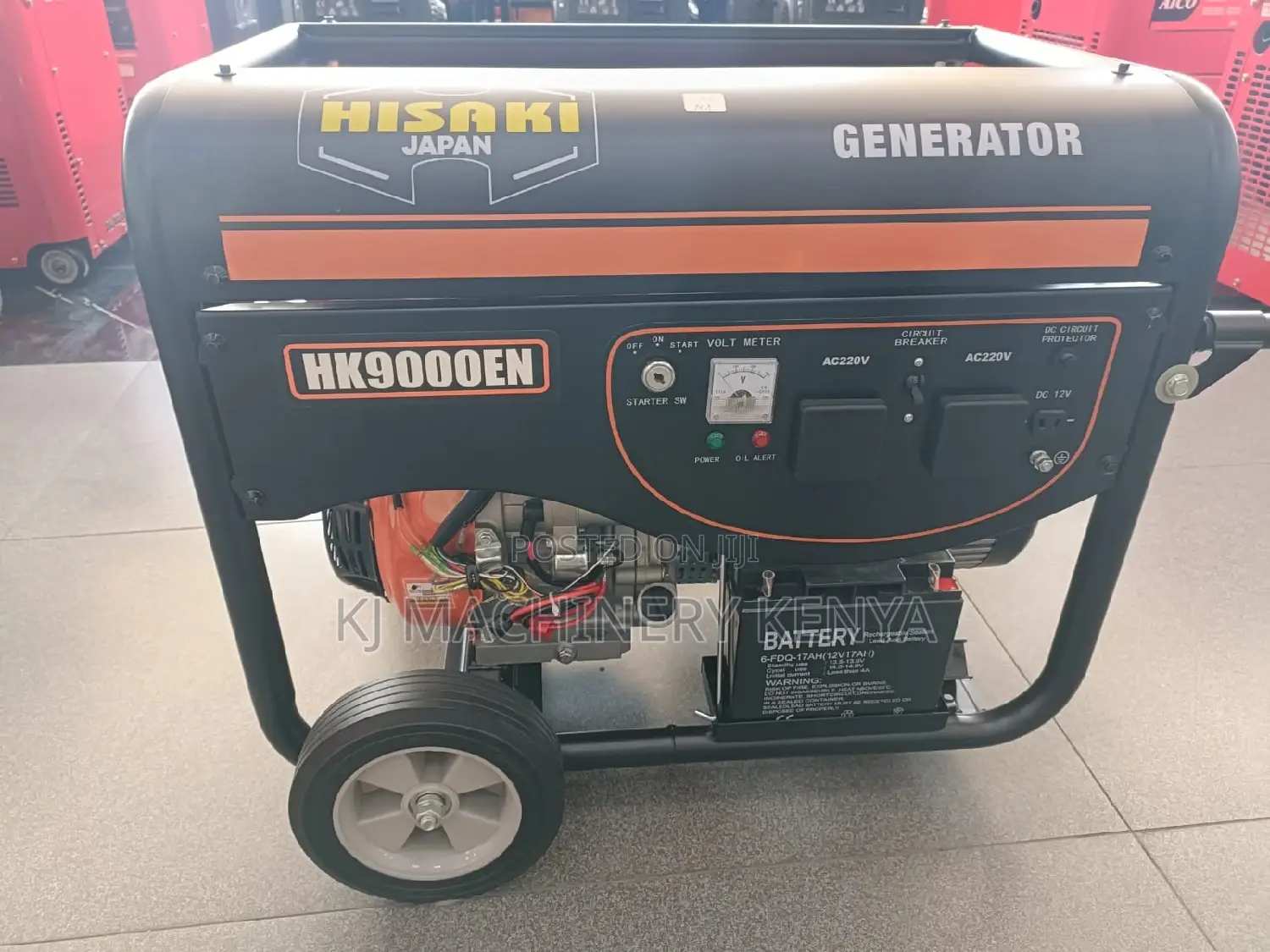 9kva Gasoline Power Generator - Hisaki Brand(Japan)