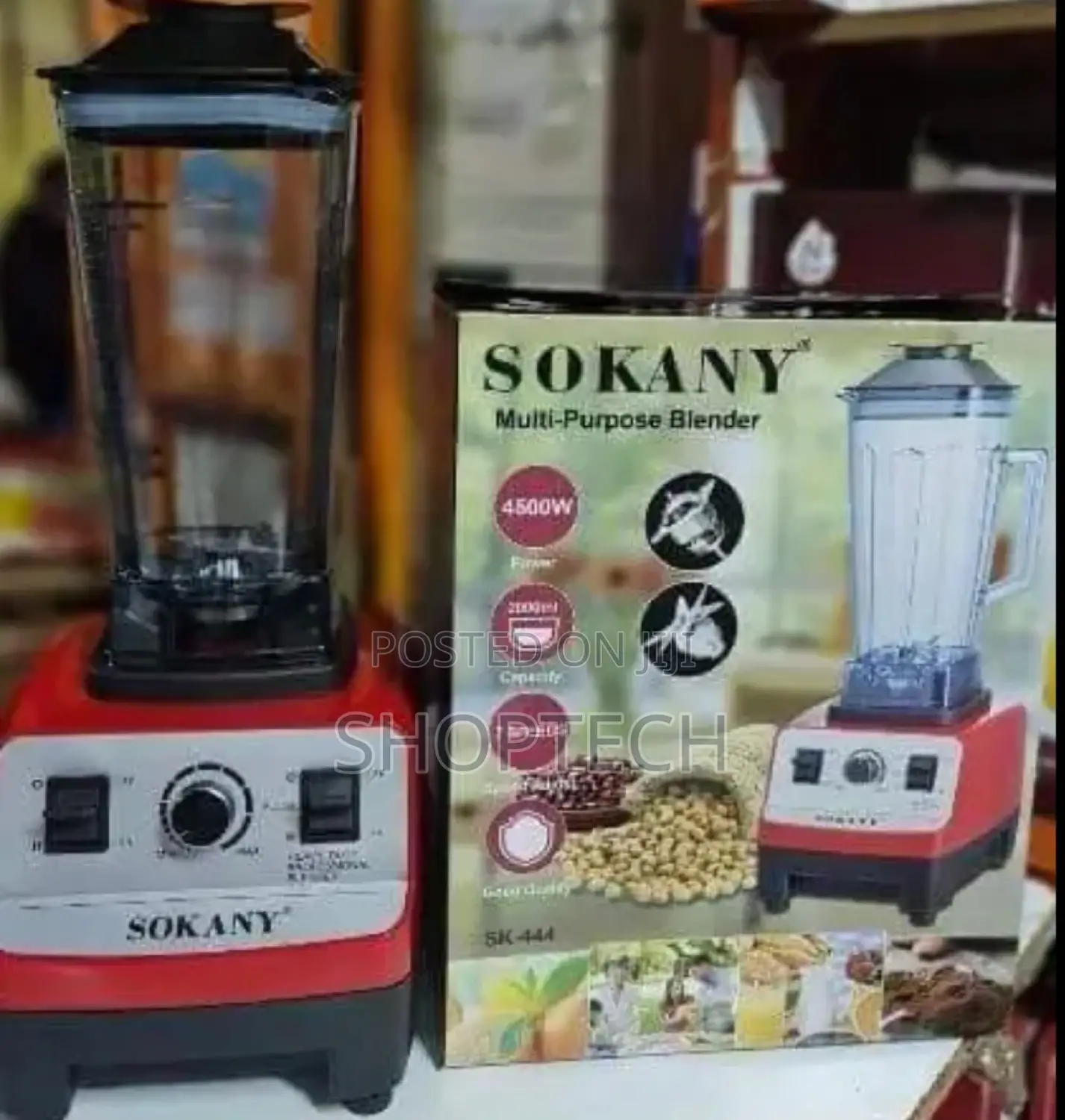 Sokany Commercial Blender.
