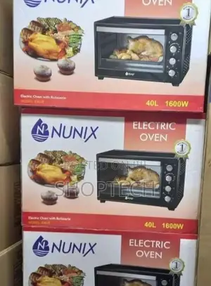 Nunix 40 Litres Electric Oven With Rotisserie.