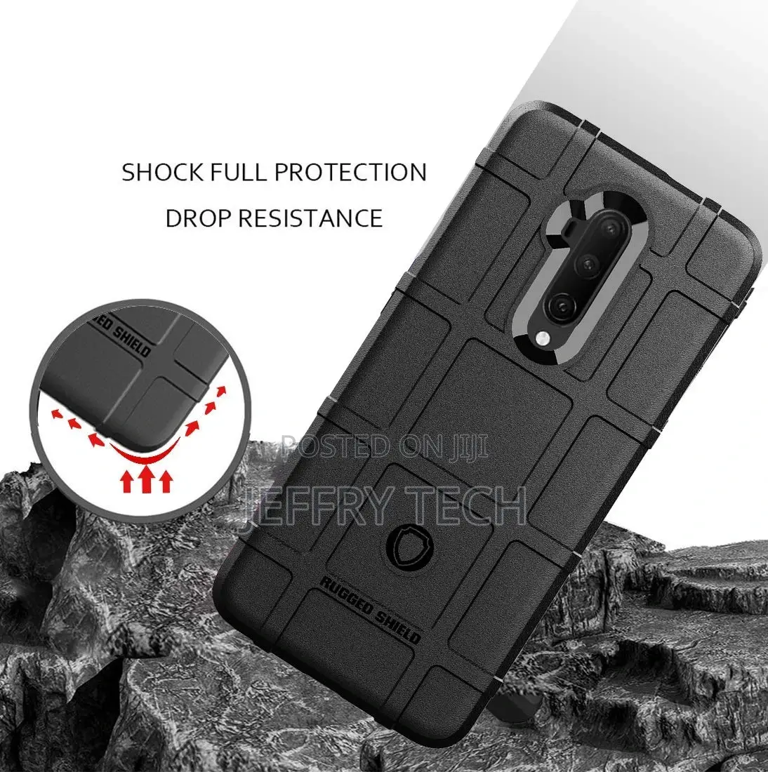 One Plus 7T Pro Case Heavy Duty Shock Absorption Phone Cases