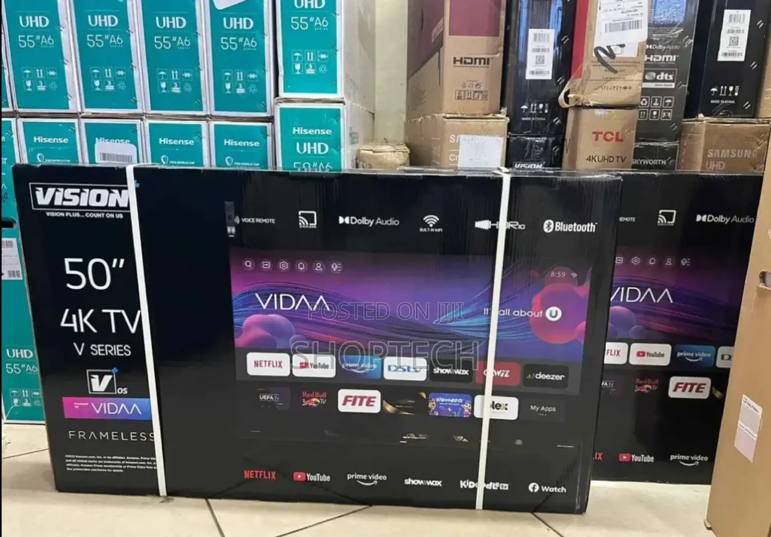 Vision 55 Inches Smart Android Digital Tv.
