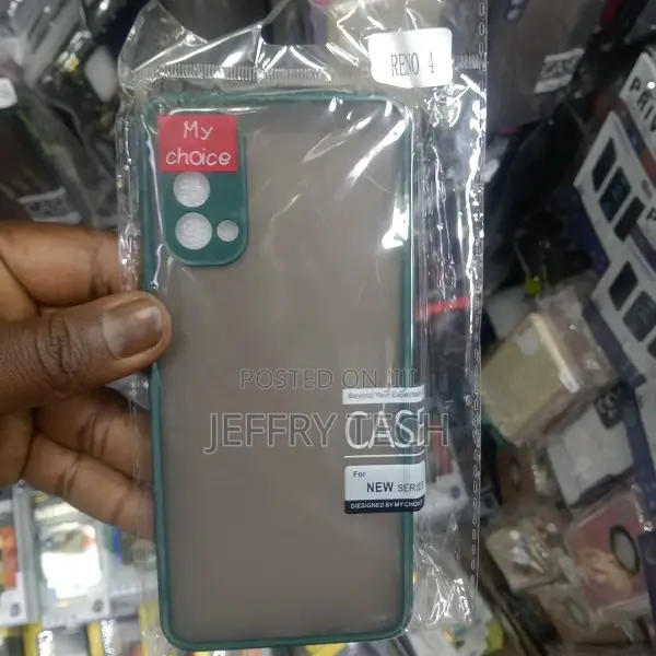 Translucent Frosted Smoke Mobile Cover for Reno 4 Camera Pro