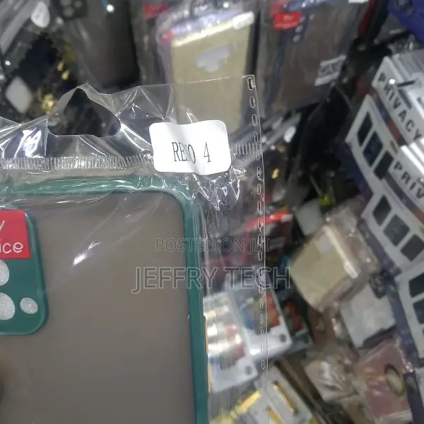 Translucent Frosted Smoke Mobile Cover for Reno 4 Camera Pro