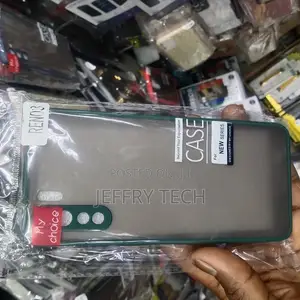 Oppo Reno 3 Pro Bumper Cases Vikefon - Green Smoke Matte Bac