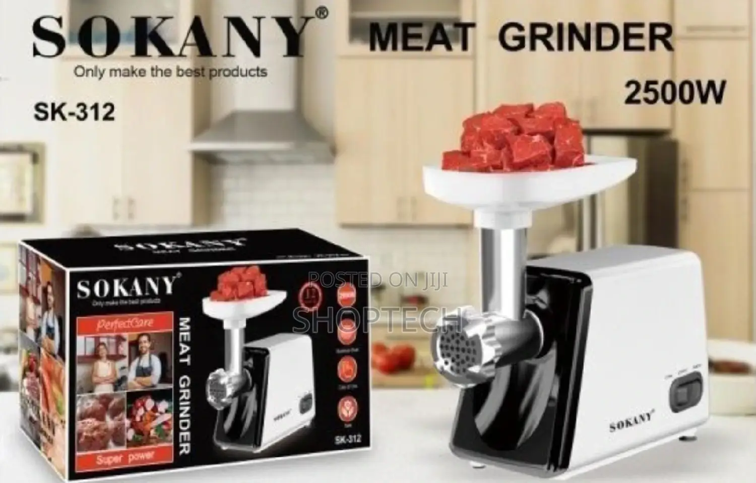 2500 Watts Electric Sokany Meat Mincer