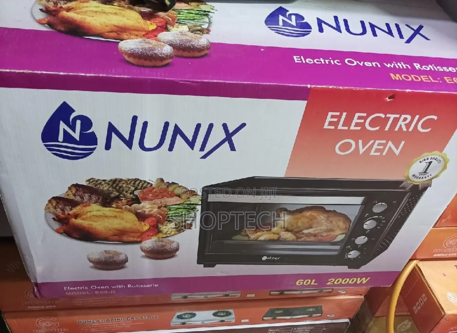 60 Litres Nunix Electric Oven.