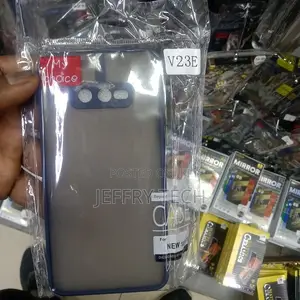 Shockproof Slim Frosted Smoke Phone Case for Vivo V23e