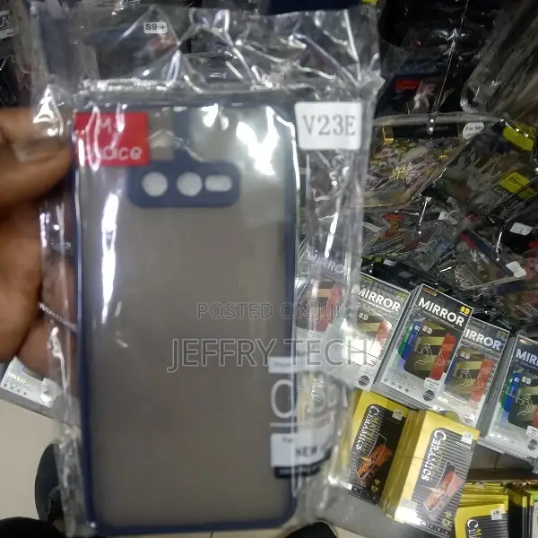 Shockproof Slim Frosted Smoke Phone Case for Vivo V23e