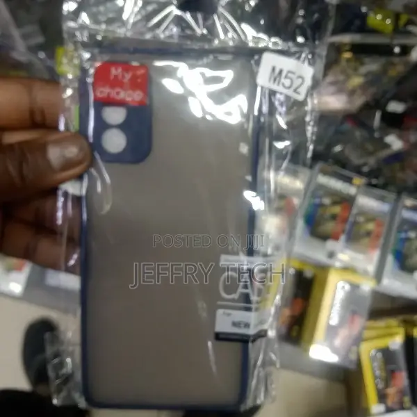 Cover Samsung Galaxy M52 5G Case Colour Frame Translucent M