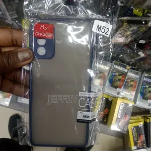 Cover Samsung Galaxy M52 5G Case Colour Frame Translucent M
