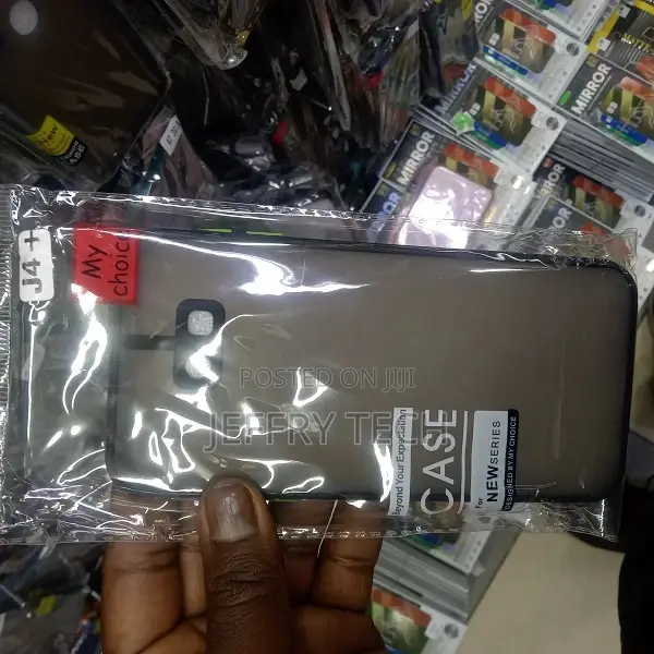 Back Cover for Samsung Galaxy J4 Plus Smoke Back Cover Came