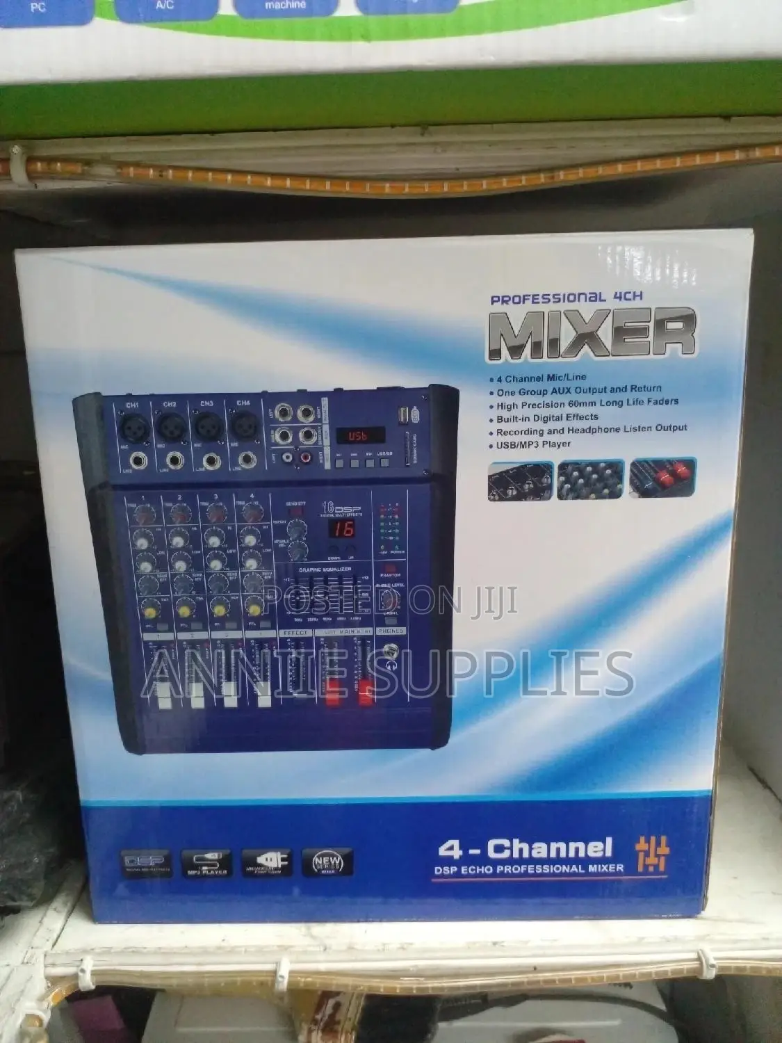 4ch Powered Mixer Usb/Bt