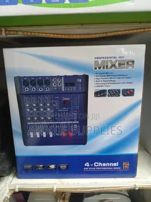 4ch Powered Mixer Usb/Bt