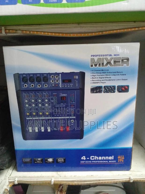 4ch Powered Mixer Usb/Bt