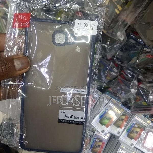 Front Back Case for Samsung Galaxy J7 Prime, (Smoke Cover)
