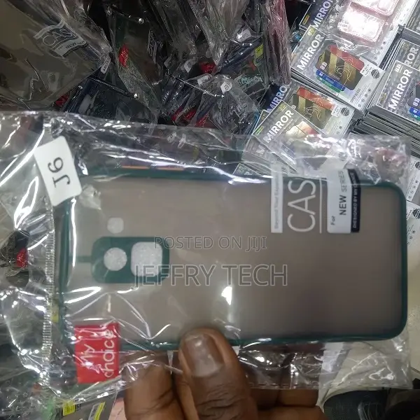Back Cover for Samsung Galaxy J6, Frosted Smoke Case, Camera