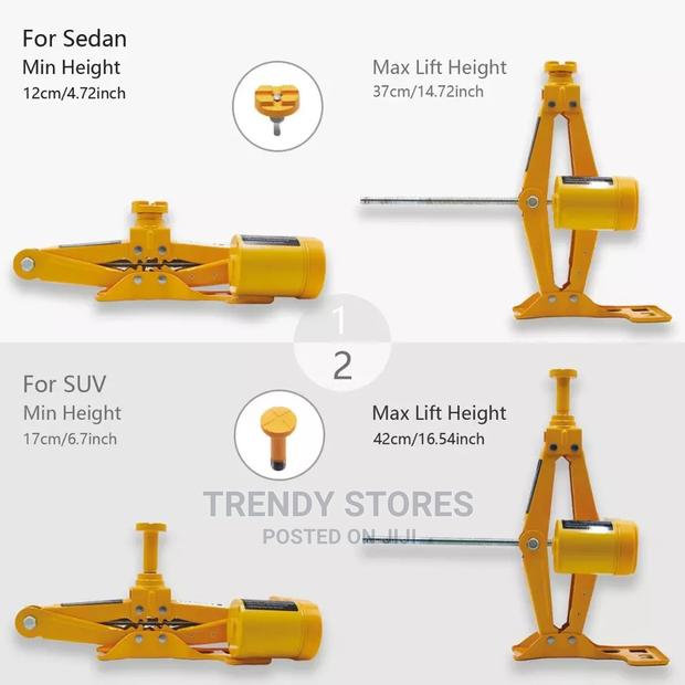 3 Tonne Electric Car Jack With Air Compressor - thumbnail 3