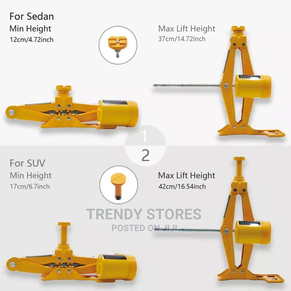 3 Tonne Electric Car Jack With Air Compressor