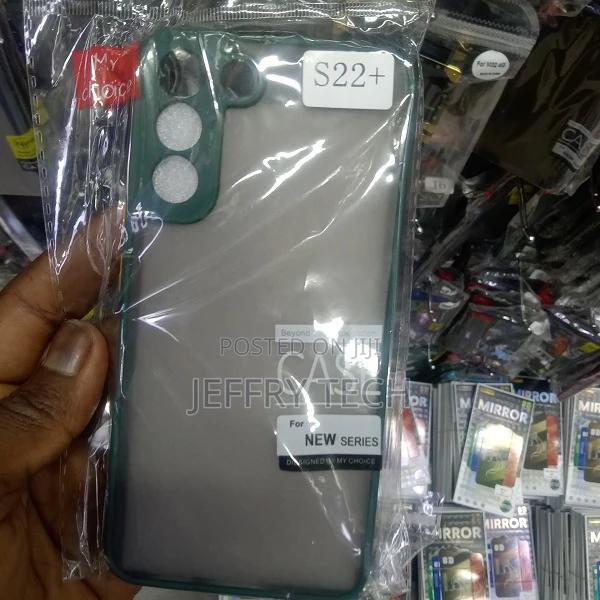 Smoke Silicone Samsung S22 Plus Back Cover