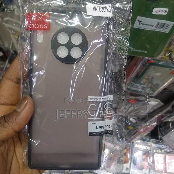 Huawei Mate 30 Pro Shockproof Armor Phone Case Transparent M - thumbnail 3