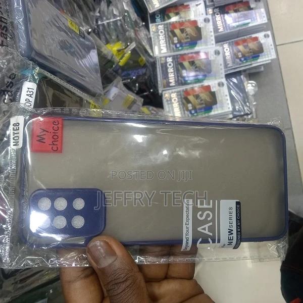 Back Cover for Redmi Note 8 Matte Smoke Case With Camera Cap - thumbnail 2