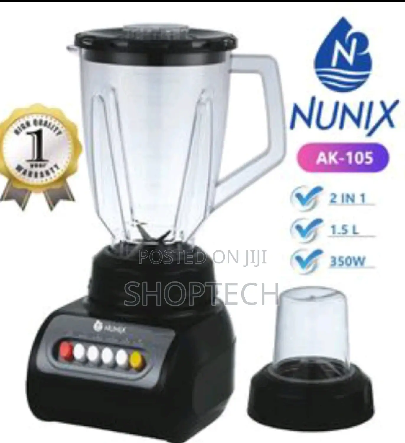 2 in 1 Nunix Blender
