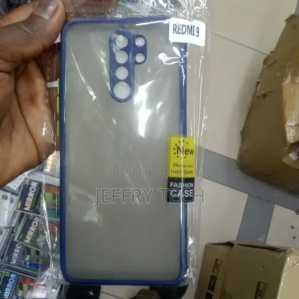 Back Cover for Redmi Note 9smoke Translucent Shoc
