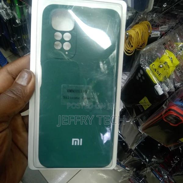 Soft Silicone Protective Back Cover for Redmi Note 11S (Blue - thumbnail 3